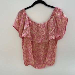Natalie Martin silk blouse. Xs